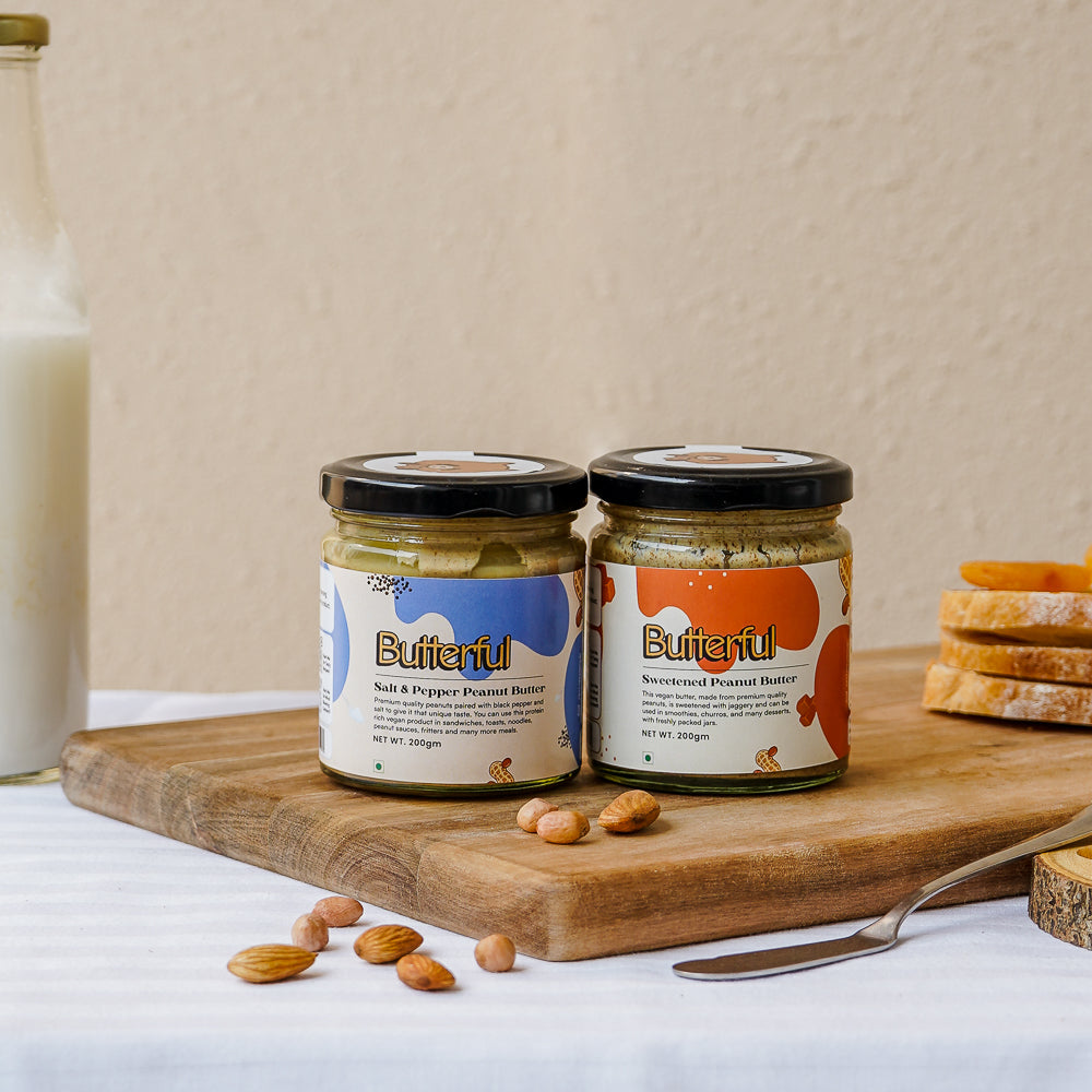 Sweetened Peanut Butter & Salt and Pepper Peanut Butter Combo