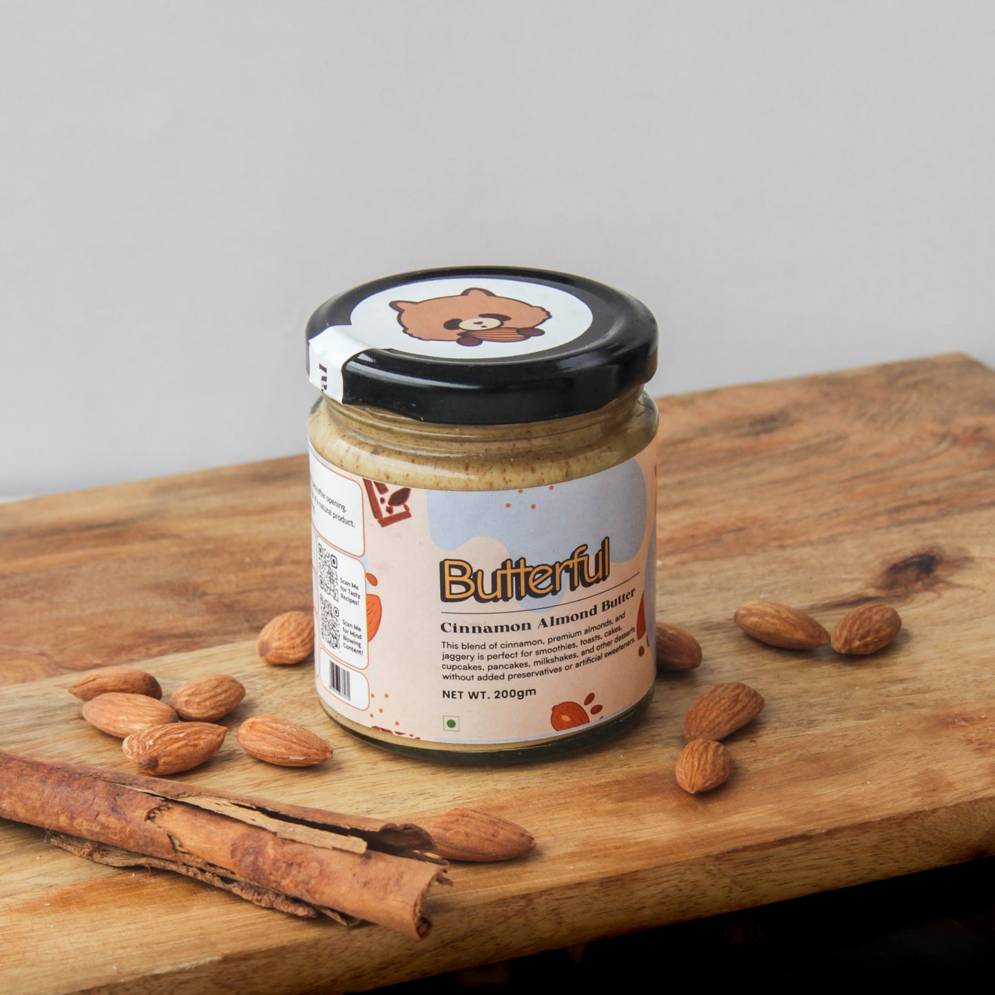Unsweetened Peanut Butter & Cinnamon Almond Butter Combo