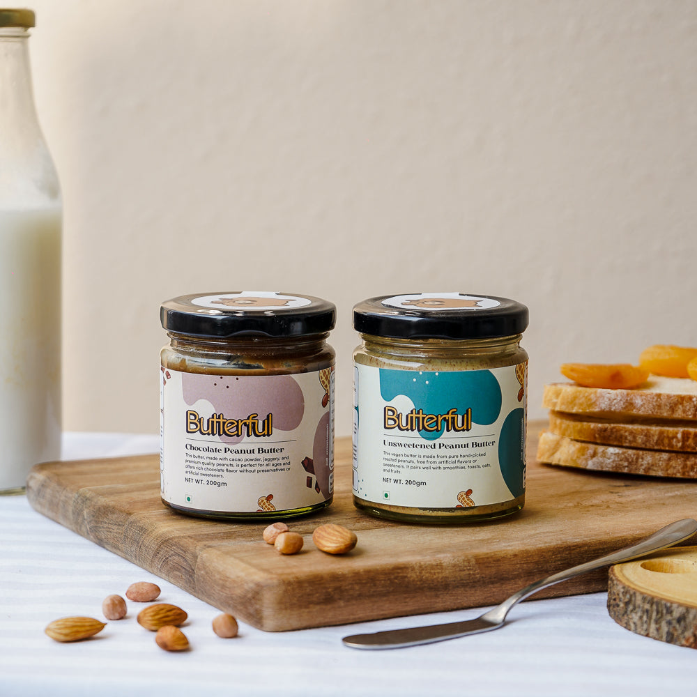 Unsweetened Peanut Butter & Chocolate Peanut Butter Combo