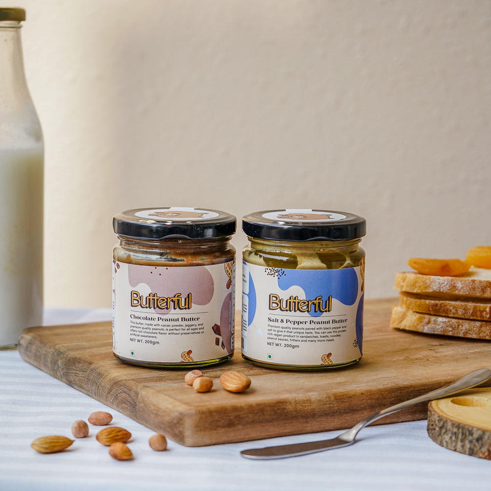 Chocolate Peanut Butter & Salt and Pepper Peanut Butter Combo