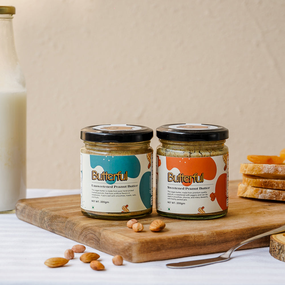 Unsweetened Peanut Butter & Sweetened Peanut Butter Combo