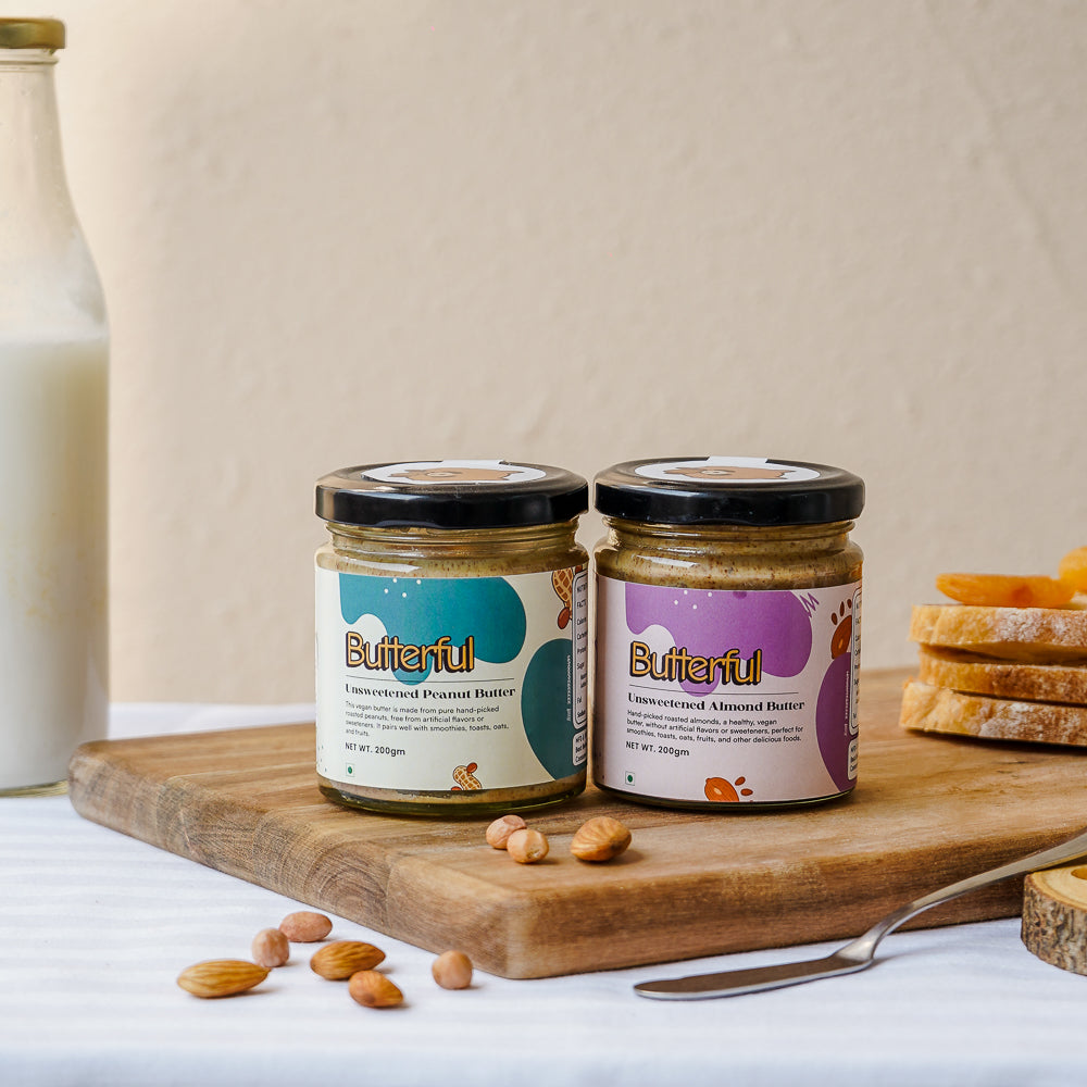 Unsweetened Peanut Butter & Unsweetened Almond Butter Combo