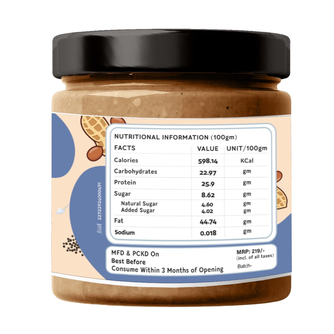 Salt and Pepper Peanut Butter & Unsweetened Almond Butter Combo